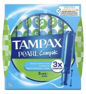 Tampax Tampons Tampax Pearl Compak Tampons Super 16 st