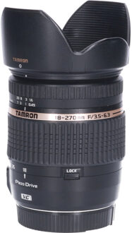 Tamron Tweedehands Tamron 18-270mm f/3.5-6.3 Di II VC PZD Canon CM4294 Zwart