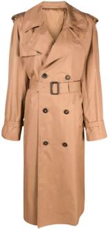 Tan Oversized Trenchcoat Wardrobe.nyc , Beige , Dames - M,S,Xs