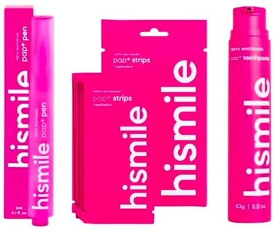 Tand Whitening Hismile PAP+ Whitening Bundle 63 g + 7 pcs + 3 ml