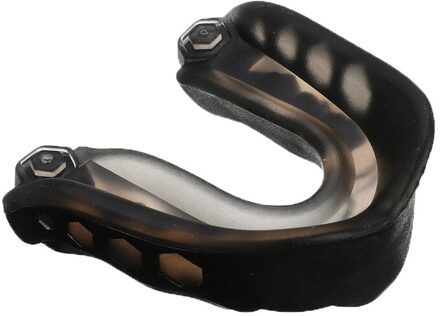 Tanden Protector Mouth Guard Voor Boksen Taekwondo Voetbal Basketbal Karate Muay Thai Sanda Bescherming Veiligheid 52X52Mm zwart