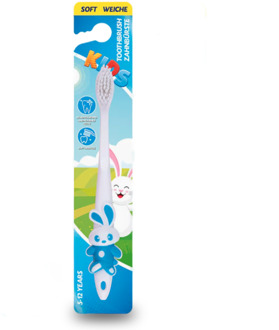 Tandenborsel Soft - 5 Tot 12 Jaar - Konijn - Willekeurige Kleur