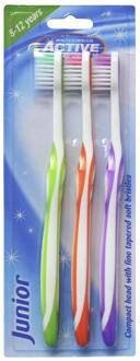 Tandenborstel Active Oral Care Junior Tandenborstels 8-12 Jaar 3 st