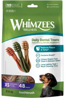 Tandenborstel Hondensnack - 6,5 cm - 48 Stuks