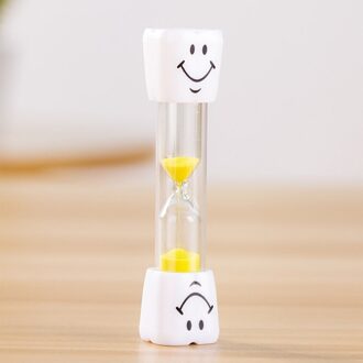 Tandenborstel Timer Kinderen 3 Minuten Zand Smiley Gezicht Tanden Borstelen Timer Kleurrijke Zandloper Zand Klok Timers Desktop Klok YE
