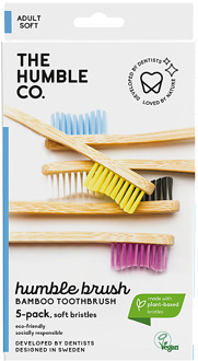 Tandenborstel Volwassen Familie Pak 5 stuks Soft