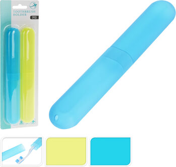 Tandenborstelhouder set a 2 stuks verschillende