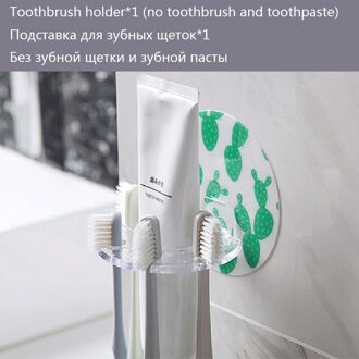 Tandenborstelhouder Set Tandpasta Dispenser Wall Mount Stand Badkamer Accessoires Set Rolling Automatische Knijper Familie Hygiënisch Toothbrush houder