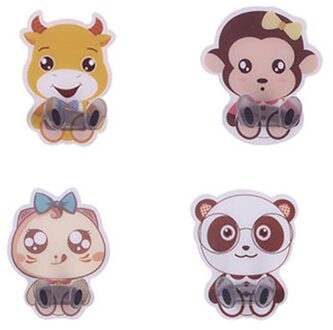 Tandenborstelhouder Zuig Muur Rack Thuis Tandenborstelhouder 12 Zodiac Leuke Cartoon Kleur Kleine Dier Sucker Type