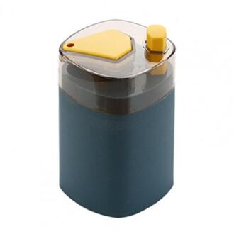 Tandenstoker Box Automatische Antislip Pp Tafel Tandenstoker Box Voor Keuken Blauw