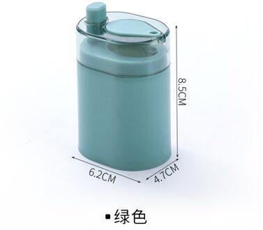 Tandenstoker Box Druk Creatieve Automatische Pop-Up Ins Restaurant Cool Houder Huishoudelijke High-End Tin groen