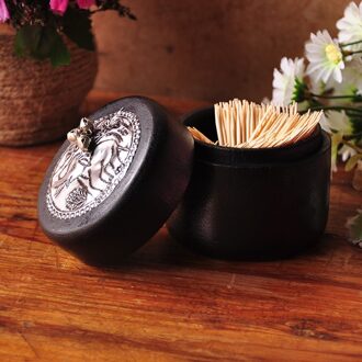 tandenstoker box, Thailand wind, olifant een stuk van tin, mango hout coccoloba, Beschikt ambachten, tandenstoker Houders ~