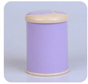 Tandenstoker Dispenser Mode Automatische Tandenstoker Houder Container Tarwe Stro Huishoudelijke Tafel Tandenstoker Opbergdoos paars ronde