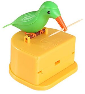 Tandenstoker Dispenser Vogel Automatische Vogel Tandenstoker Box Tandenstoker Houder