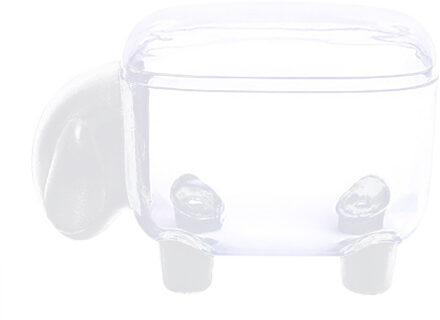 Tandenstoker Houder Container Draagbare Creatieve Stofdicht Wattenstaafje Bud Holder Organizer Opbergdoos Tafel Tandenstoker Dispenser wit