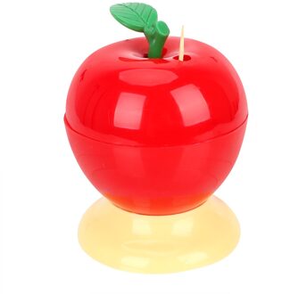 Tandenstoker Houder Creatieve Tandenstoker Doos Plastic Druk Type Fruit Apple Vorm Automatische