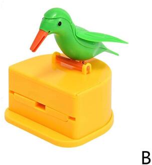 Tandenstoker Houder Kleine Vogel Tandenstoker Doos Keuken Automatische Tandenstoker Huishouden Dier Up Push-Type Houder Restaurant S3O6 B