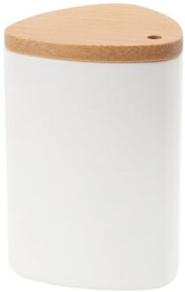 Tandenstoker Houder Met Bamboe Deksel Eenvoudige Desktop Tandenstokers Jar Stand Voor Thuis Restaurant Hotel