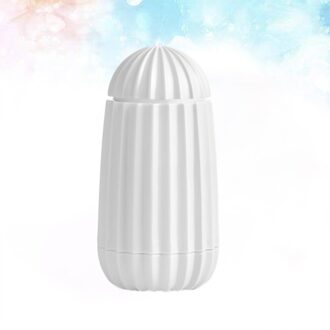 Tandenstoker Kan Eenvoudige Druk Tandenstoker Dozen Intrekbare Tandenstoker Houder Wattenstaafjes Collection B wit