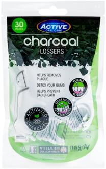 Tandfloss Beauty Formulas Actieve Mondkoolverzorgers Flossers 30 st
