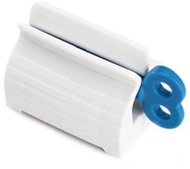 Tandpasta Dispenser Tube Squeezer Tandpasta Knijper Gezichtsreiniger Druk Rolling Holder Badkamer Accessoires Voor Kids blauw