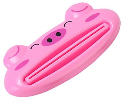 Tandpasta Dispenser Tube Squeezer Tandpasta Knijper Gezichtsreiniger Druk Rolling Holder Badkamer Accessoires Voor Kids poeder varken