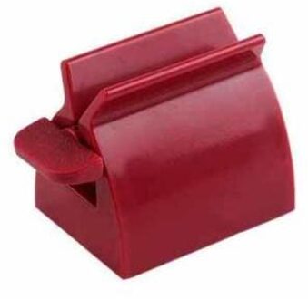 Tandpasta Knijper Squeeze Tandpasta Buis Cosmetica Cleanser Extruder Klemmen Tandpasta Dispenser Tandpasta Clip rood