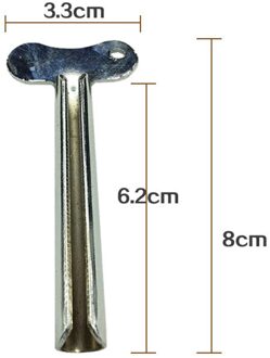 Tandpasta Squeezer Thuis Badkamer Accessoires Metalen Buis Wringer U Key Vorm Tandpasta Cosmetische Verf Squeeze Extruder