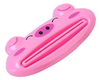 Tandpasta Squeezers Cartoon Tandpasta Extruder Squeezer Cleanser Squeezer Dispenser Rolling Holder Badkamer Accessoires varken