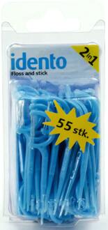 Tandverzorging Idento Floss & Stick 2in1 55 st