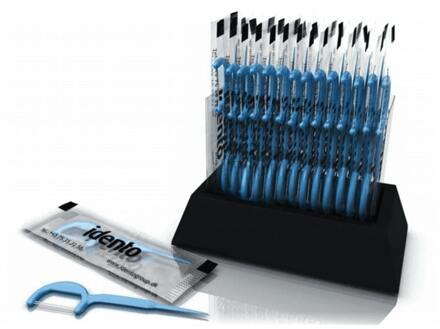 Tandverzorging Idento Floss & Stick Single With Tableholder 32 st + 1 st