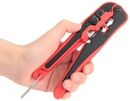 Tang Stripper Multifunctionele Cable Stripper Tang Zelfinstellende Krimptang Terminal Networking Tool