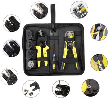 Tang Wire Crimpers Techniek Ratchet Terminal Krimptang Handgereedschap Terminals Tang Kit