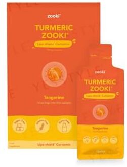 Tangerine Curcumin Turmeric Zooki 750mg 15ml x 14 pcs
