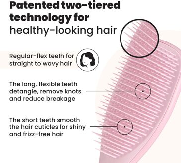 Tangle Teezer Haarborstel - The Wet Detangler - Millenial Pink