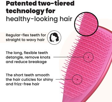 Tangle Teezer The Ultimate Detangler Chrome - Hot Pink Afterparty Pink