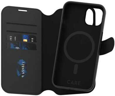 Tango 2 in 1 Wallet Case MagSafe voor de Apple iPhone 14 / 13 - Black Zwart