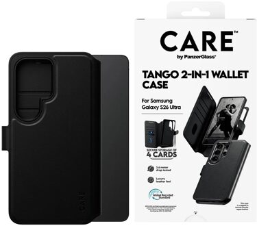Tango 2 in 1 Wallet Case MagSafe voor de Samsung Galaxy S26 Ultra - Transparant