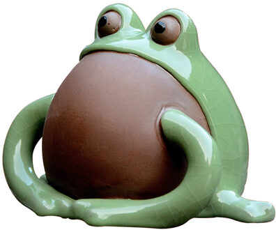 TANGPIN groene kikker paarse klei koffie en thee gereedschap keramische thee huisdieren chinese kung fu thee accessoires