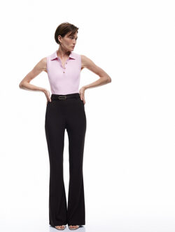 TANKTOPS Koton Polo Neck Knit Top Roze