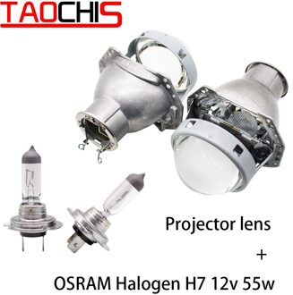 Taochis 3.0 Inch Hoofd Licht Retrofit Hella 3R G5 Bi Xenon Projector Lens Met H7 Halogeen Projector Xenon Led Lampen lens en halogen 55w