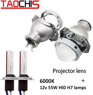 Taochis 3.0 Inch Hoofd Licht Retrofit Hella 3R G5 Bi Xenon Projector Lens Met H7 Halogeen Projector Xenon Led Lampen lens en HID 6000K