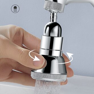 Tap Beluchter 720 ° Rotatie Universele Splash-Proof Swivel Waterbesparende Kraan Diffuser Badkamer Filter Reiniging Extender