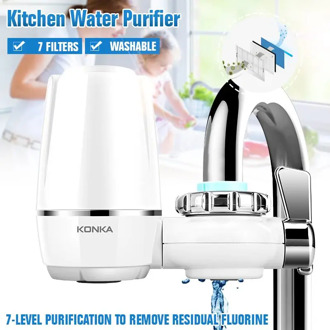 Tap Water Purifier Replacement 7 Layer Water Filter Kitchen Faucet Washable Ceramic Percolator Filtro Rust Bacteria Removal