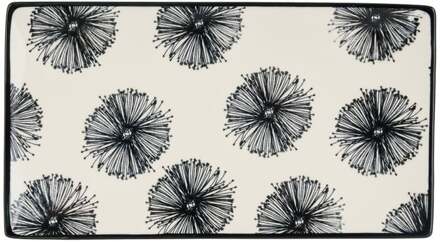 Tapas bord Sevilla - bloemen - 21.5x12 cm
