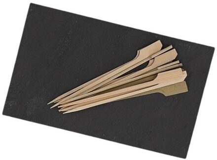 Tapas serveerplank 18 cm met prikkers 12 cm