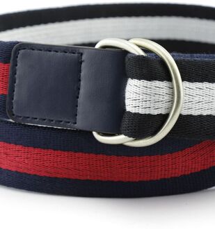 Tape Riem Navy Rood