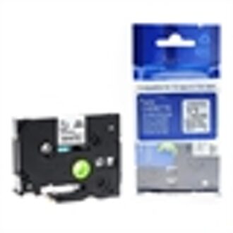 Tape Zwart op Wit TZe-231 12mm