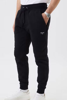 tapered pant joggingbroek (dik) - zwart -  Maat S