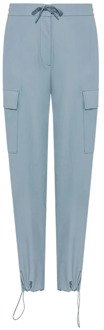 Tapered Trousers Duno , Blue , Dames - L,M,S,Xs,2Xs